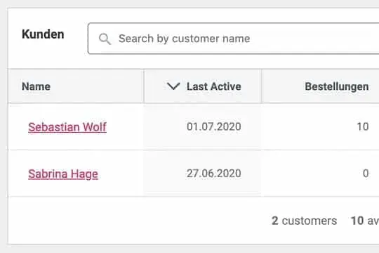 admin customer