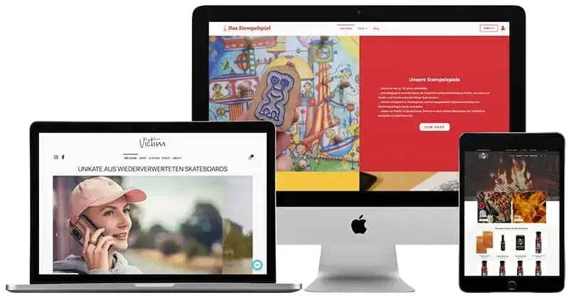 page funktionen designs